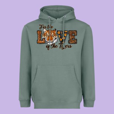 Love Of The Tigers Heavyweight Hoodie Designed By Ranaportraitstore