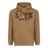 Toasted Coconut love of the tigers Heavyweight Hoodie - RanaPortraitStore