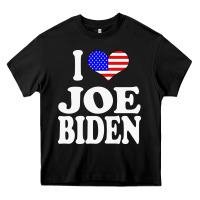 Black i love joe biden Heavy Core Tee - artisFamous