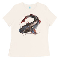 Bone Catfish Illustrations Ladies Tee - LillyAllenDesigns