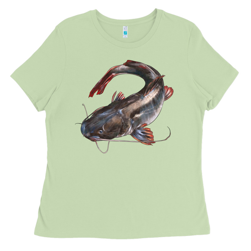Catfish Illustrations Ladies Tee by LillyAllenDesigns | Teevron
