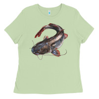 Matcha Catfish Illustrations Ladies Tee - LillyAllenDesigns