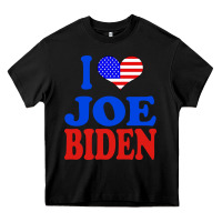 Black i love joe biden Heavy Core Tee - artisFamous