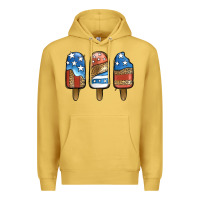Antique Gold Patriotic Leopard Popsicles Premium Hoodie - Jasminsmagicworld