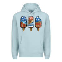 Blue Mist Patriotic Leopard Popsicles Premium Hoodie - Jasminsmagicworld