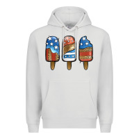 Dove Grey Patriotic Leopard Popsicles Premium Hoodie - Jasminsmagicworld