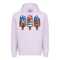 Lilac Patriotic Leopard Popsicles Premium Hoodie - Jasminsmagicworld