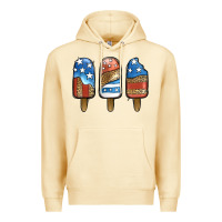 Pina Colada Patriotic Leopard Popsicles Premium Hoodie - Jasminsmagicworld
