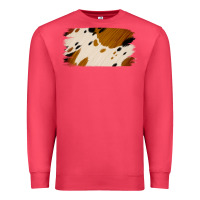 Cardinal Cowhide Black and Light Brown Brushstroke Premium Sweatshirt - Jasminsmagicworld
