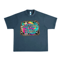 Midnight Navy Summer Vibes Urban Heavy Tee - CowhideDigitalArt