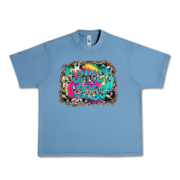 Pebble Blue Summer Vibes Urban Heavy Tee - CowhideDigitalArt