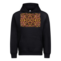 Black leopard glitter background Urban Hoodie - RanaPortraitStore