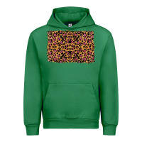 Emerald leopard glitter background Urban Hoodie - RanaPortraitStore