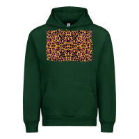 Forest Green leopard glitter background Urban Hoodie - RanaPortraitStore
