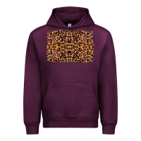 Mauve Wine leopard glitter background Urban Hoodie - RanaPortraitStore