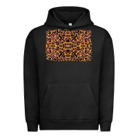 Pigment Black leopard glitter background Urban Hoodie - RanaPortraitStore