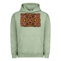 Pigment Oil Green leopard glitter background Urban Hoodie - RanaPortraitStore