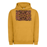 Pigment Peanut Butter leopard glitter background Urban Hoodie - RanaPortraitStore