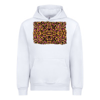 White leopard glitter background Urban Hoodie - RanaPortraitStore