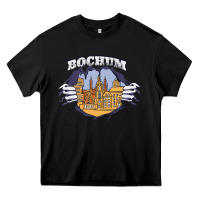 Black Bochum city Heavy Core Tee - artisFamous