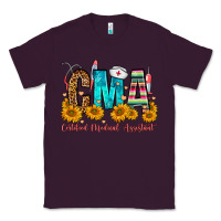 Plum CMA Certified Medical Assistant Classic Tee - FaDigitalArtStudio