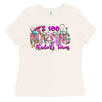Bone 100 Nursing Students Teams Ladies Tee - CowhideDigitalArt