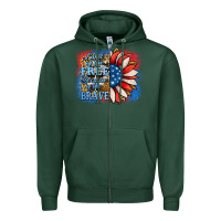 Sports Green Patriotic Sunflower Zipper Hoodie - Jasminsmagicworld
