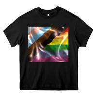 Black Pride flag Heavy Core Tee - FaDigitalArtStudio