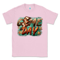 Bubblegum Pink game day  lightning football Classic Tee - BarkalooDesign