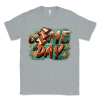Heather Grey game day  lightning football Classic Tee - BarkalooDesign