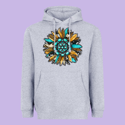 Gemstone Sunflower Heavyweight Hoodie Designed By Ranaportraitstore