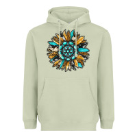 Matcha gemstone sunflower Heavyweight Hoodie - RanaPortraitStore