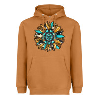 Meerkat gemstone sunflower Heavyweight Hoodie - RanaPortraitStore