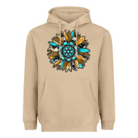 Mushroom gemstone sunflower Heavyweight Hoodie - RanaPortraitStore