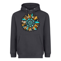 Smoke gemstone sunflower Heavyweight Hoodie - RanaPortraitStore