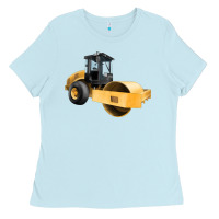 Baby Blue Compactor Illustrations Ladies Tee - LillyAllenDesigns