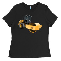 Black Compactor Illustrations Ladies Tee - LillyAllenDesigns