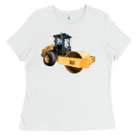 White Compactor Illustrations Ladies Tee - LillyAllenDesigns