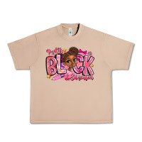 Burro Pretty Black Educated Urban Heavy Tee - CowhideDigitalArt