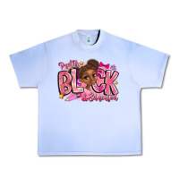 Grape Ice Pretty Black Educated Urban Heavy Tee - CowhideDigitalArt