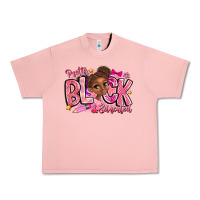 Salmon Pretty Black Educated Urban Heavy Tee - CowhideDigitalArt