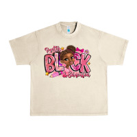 Sandshell Pretty Black Educated Urban Heavy Tee - CowhideDigitalArt