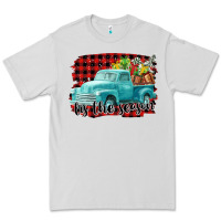 Dove Grey Tis The Season Christmas Truck Premium Tee - FaDigitalArtStudio