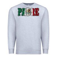 Heather Grey Mexican Flag Padre Premium Sweatshirt - Jasminsmagicworld