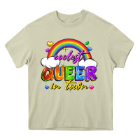 Mossy Coolest queer in town Heavy Core Tee - FaDigitalArtStudio