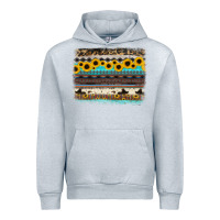 Heather Grey sunflower aztec serape cowhide background Urban Hoodie - RanaPortraitStore