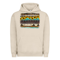 Pigment French Oak sunflower aztec serape cowhide background Urban Hoodie - RanaPortraitStore