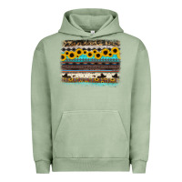 Pigment Oil Green sunflower aztec serape cowhide background Urban Hoodie - RanaPortraitStore