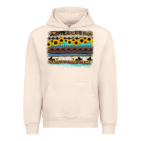 Sandshell sunflower aztec serape cowhide background Urban Hoodie - RanaPortraitStore
