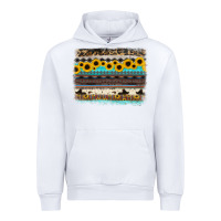 White sunflower aztec serape cowhide background Urban Hoodie - RanaPortraitStore